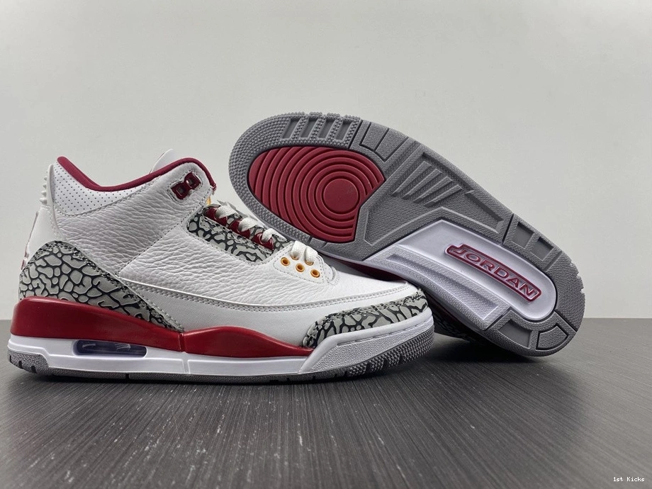 3 Red Cardinal Jordan Retro - CT8532-126 0126